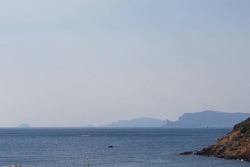 T2 Magnifique Vue Mer Panoramique Six-Fours-les-Plages Exterior photo